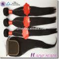 Wholesale Price Human Virgin Hair 4*4 Malaysian Virgin Hair Curly Lace Closure Piece